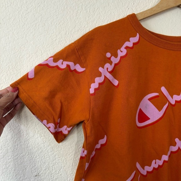 Champion All over print crop top Size M - Picture 4 of 8